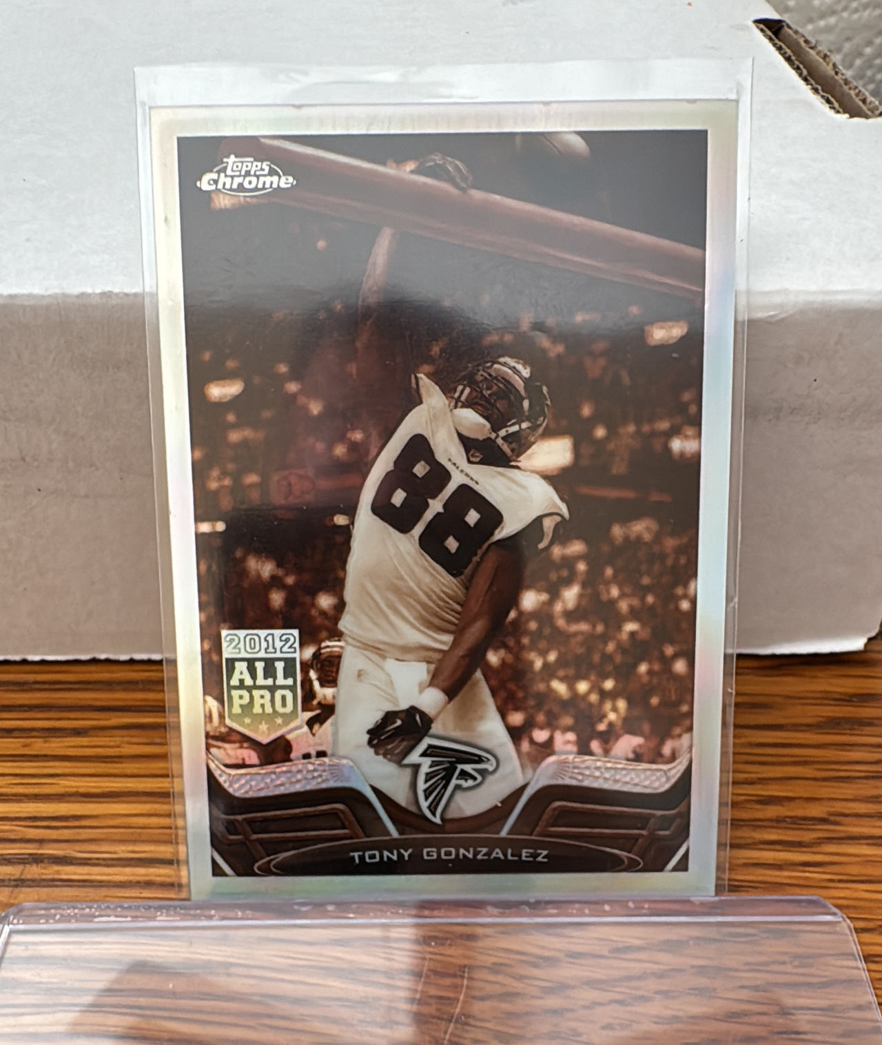 2012 Topps Chrome Sepia Refractor /99 Tony Gonzalez #100 All-Pro FB0002