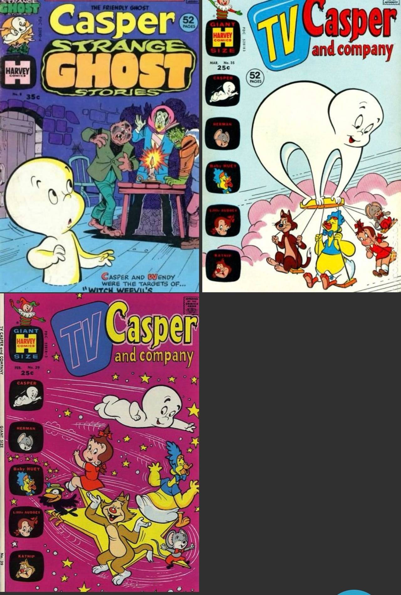 Vintage Casper Harvey Comics Lot