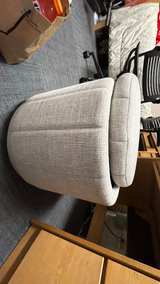 Threshold Round Storage Ottoman with Vertical Stitching - Image 6