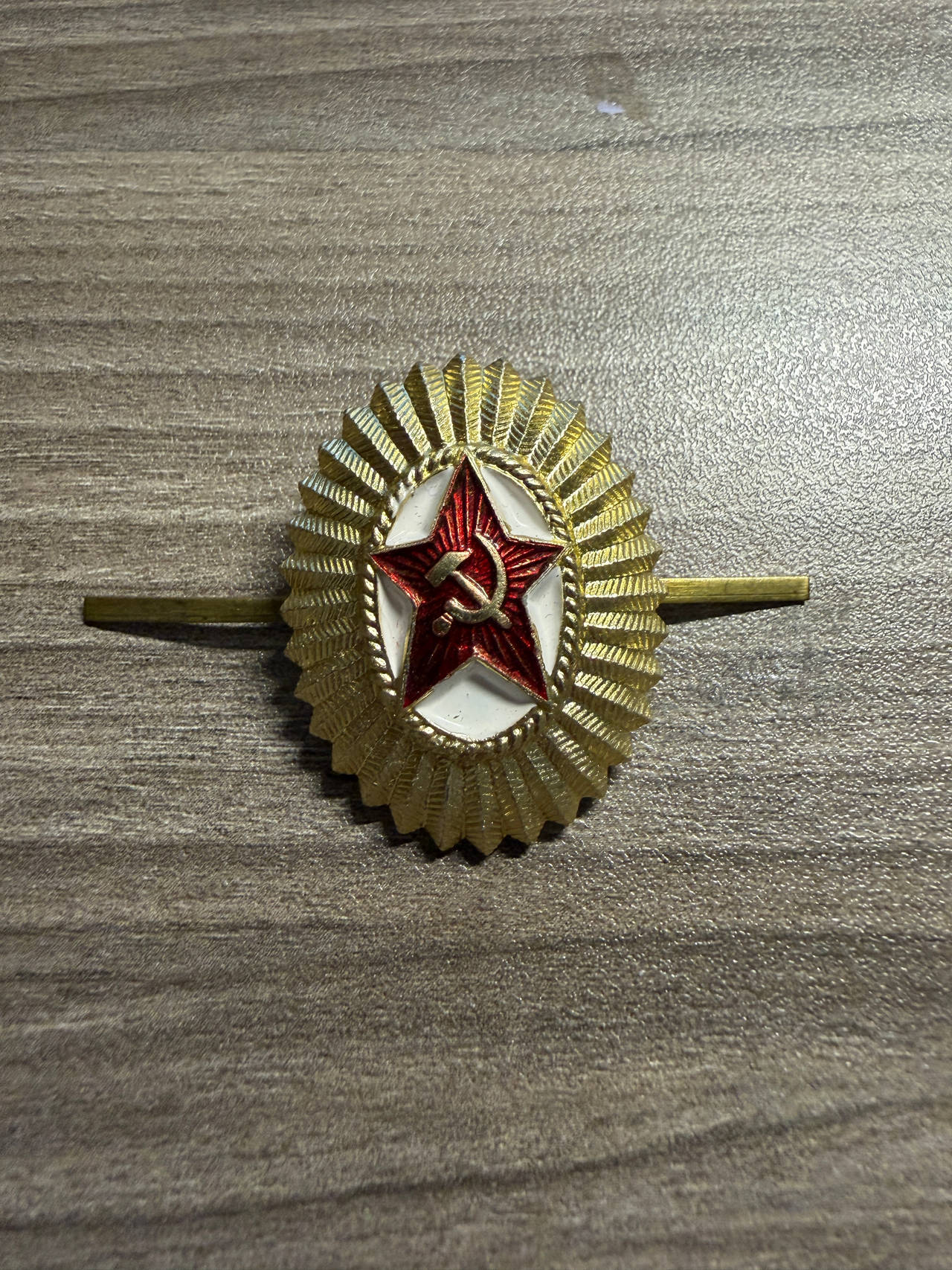 Soviet Army Red Star Cockade Hat Badge