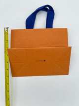 Louis Vuitton Orange Paper Shopping Bag - Image 5
