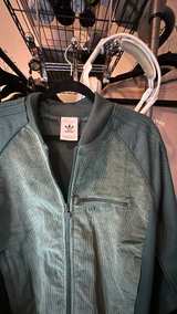 adidas Originals Corduroy Track Jacket Green - Image 1
