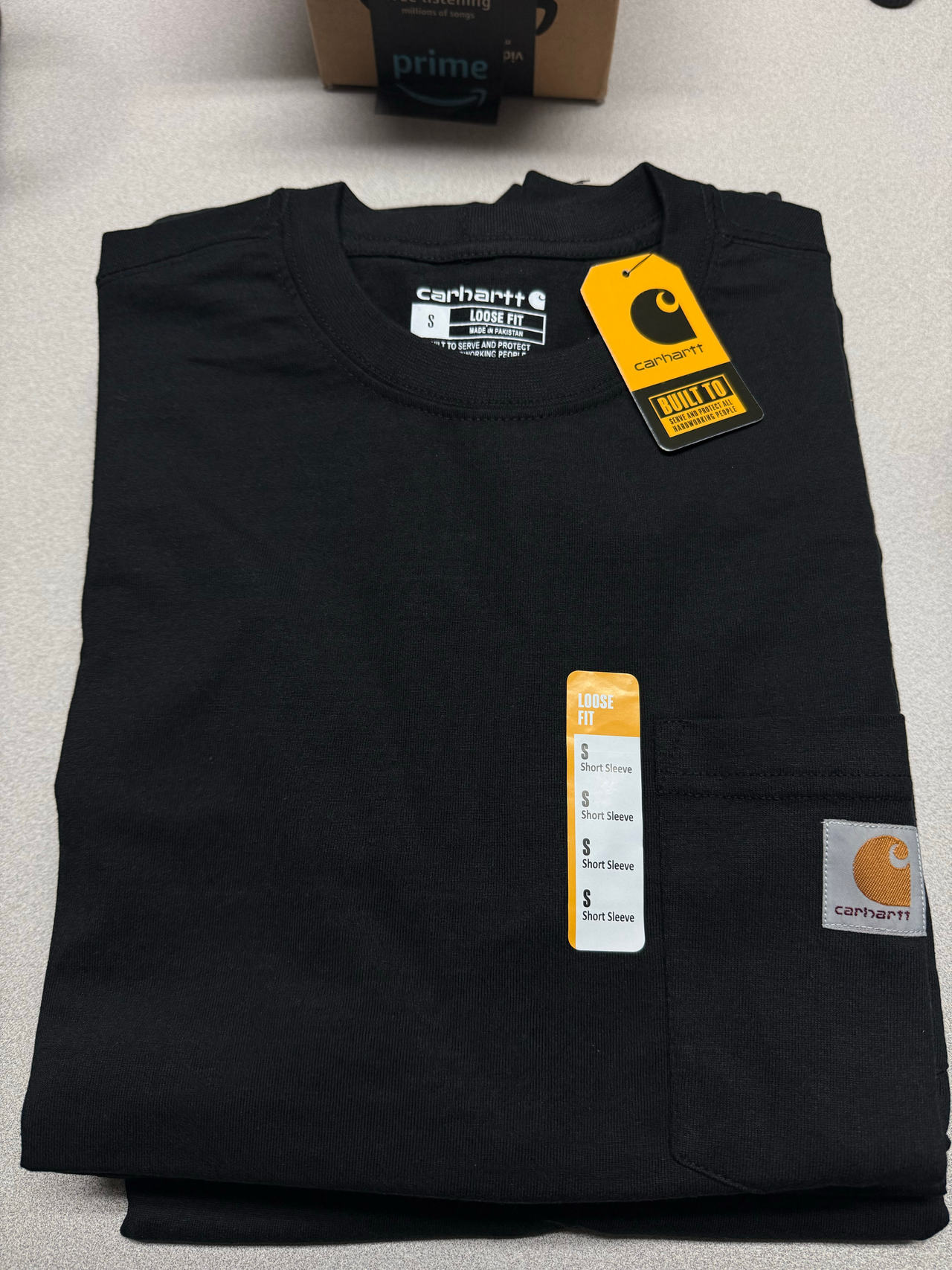 Carhartt Men's Loose Fit Heavyweight Short-Sleeve Pocket T-Shirt