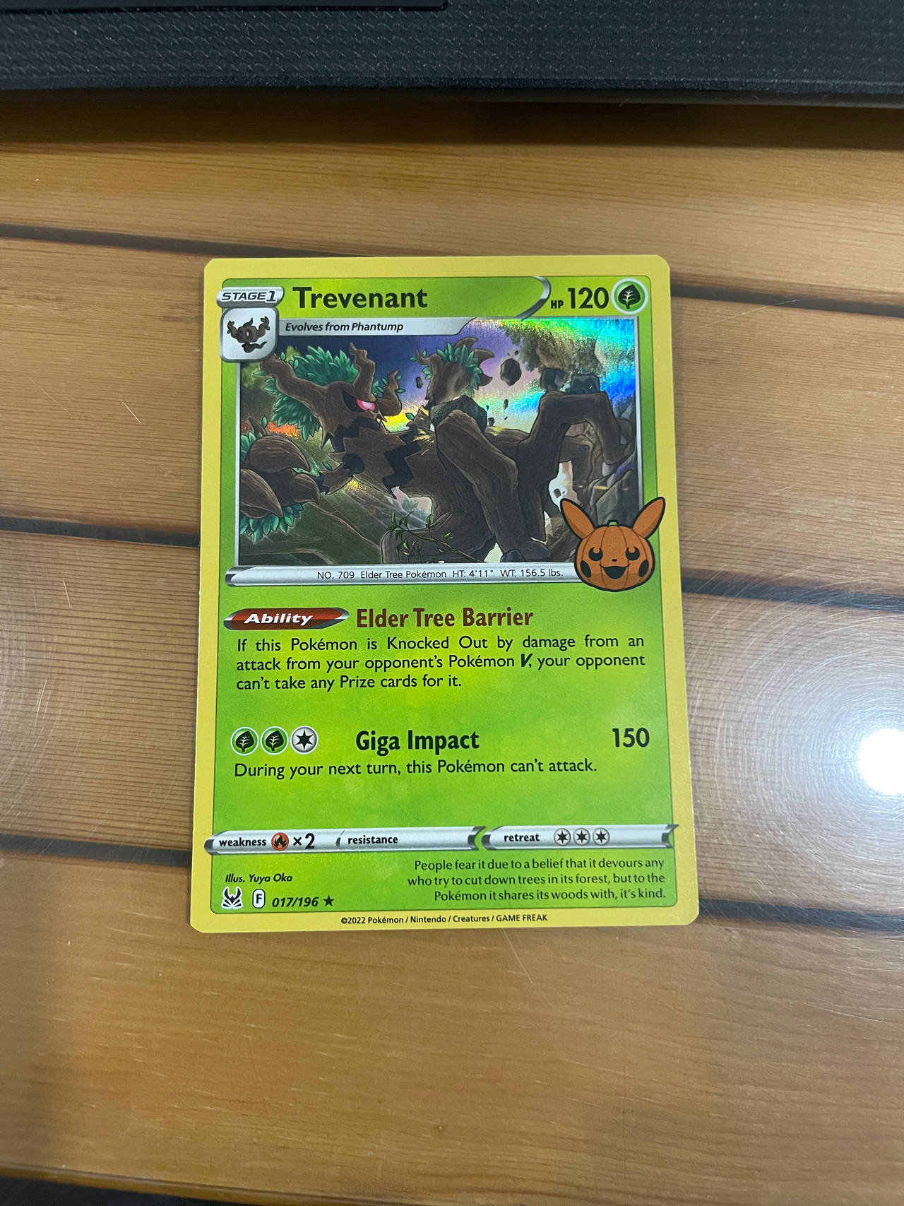 Trevenant Pokémon Card