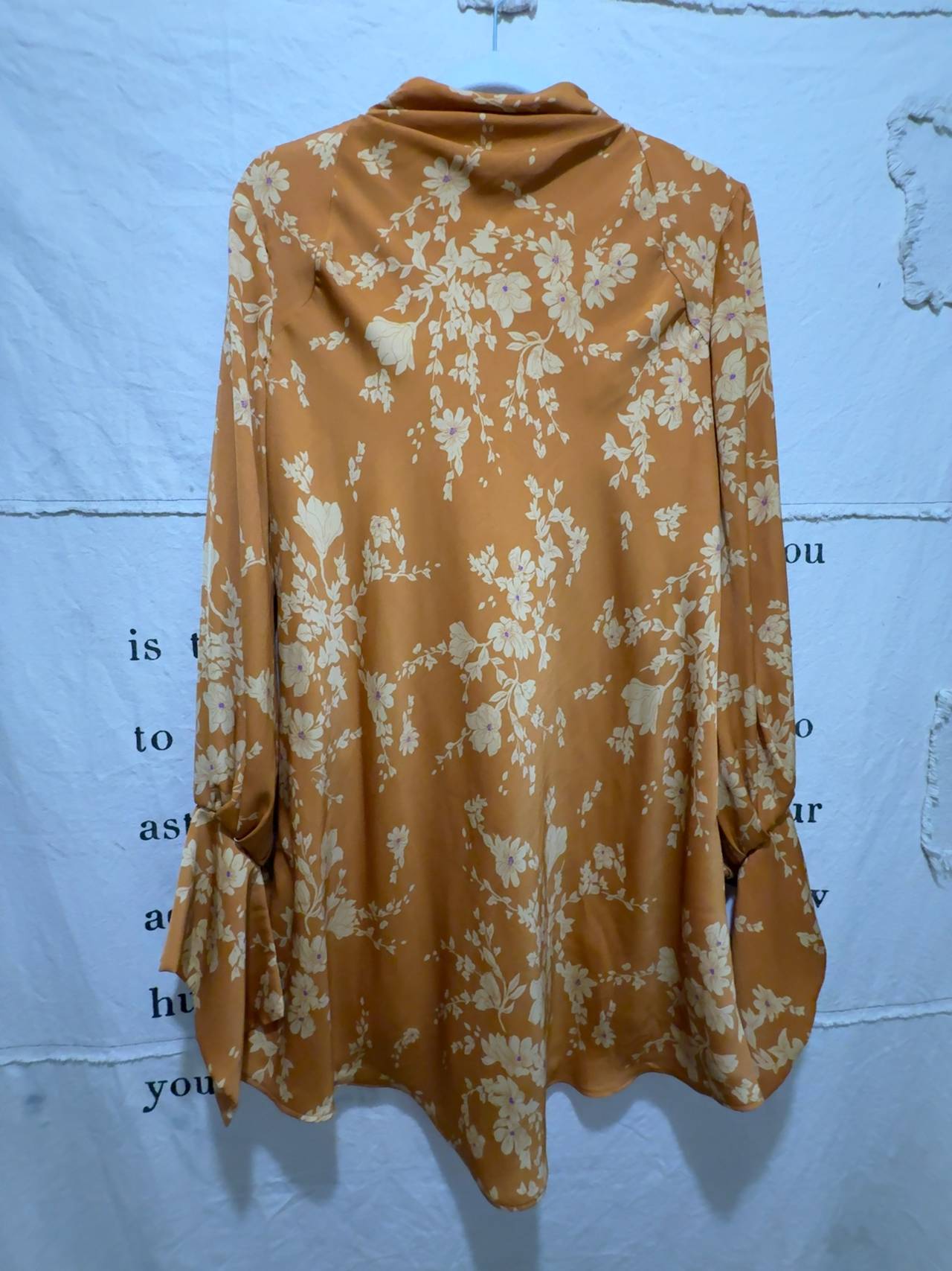 Free People Aries Floral Mini Dress Golden Combo: Medium