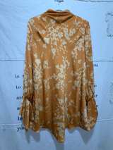Free People Aries Floral Mini Dress Golden Combo: Medium - Image 1