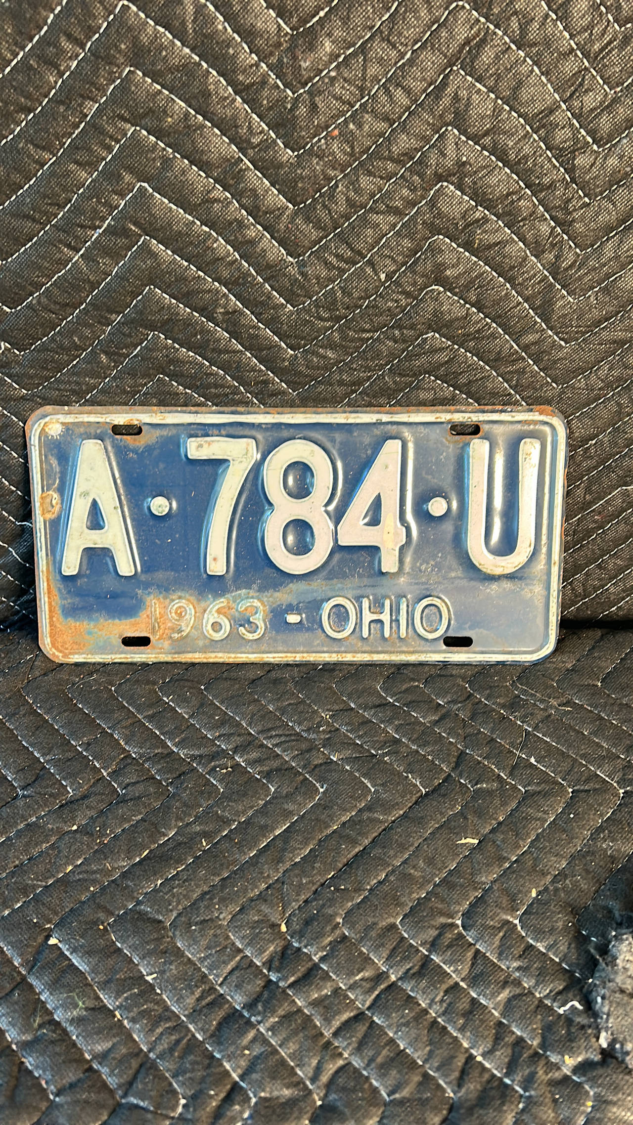 1963 Ohio License Plate
