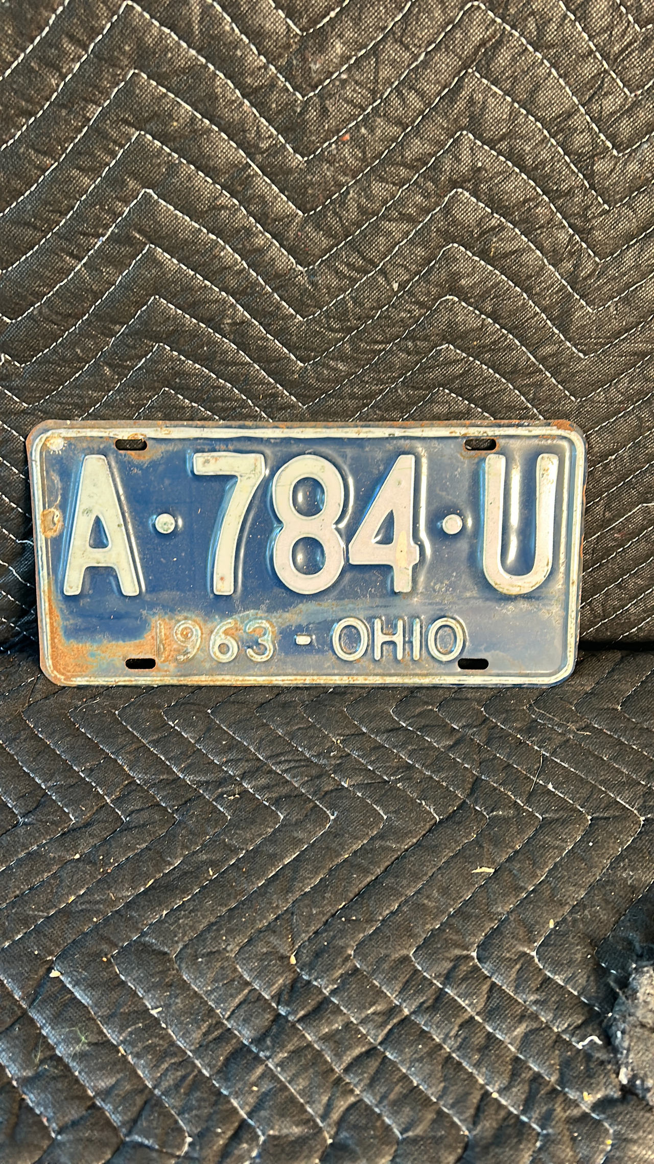 1963 Ohio License Plate