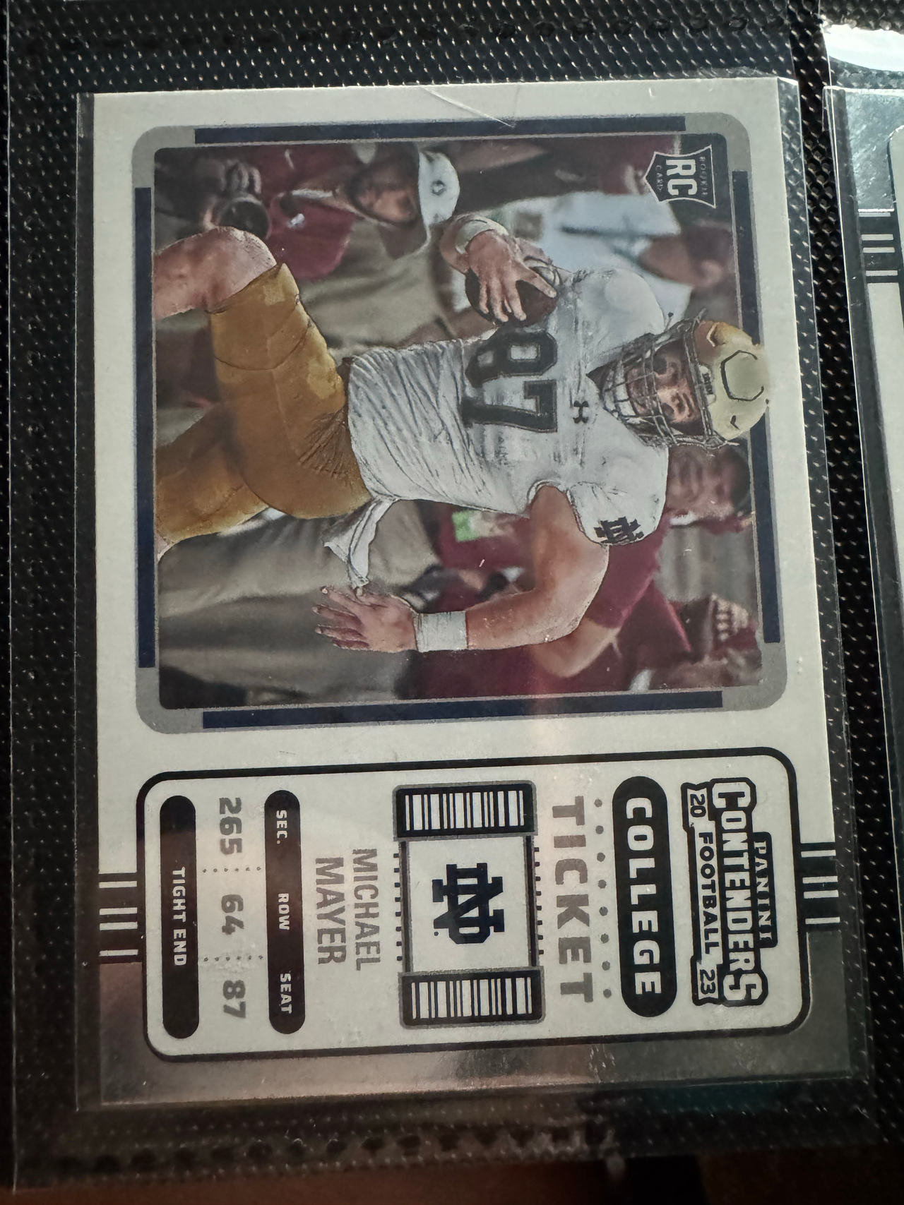 Panini Contenders College Football Trading Card