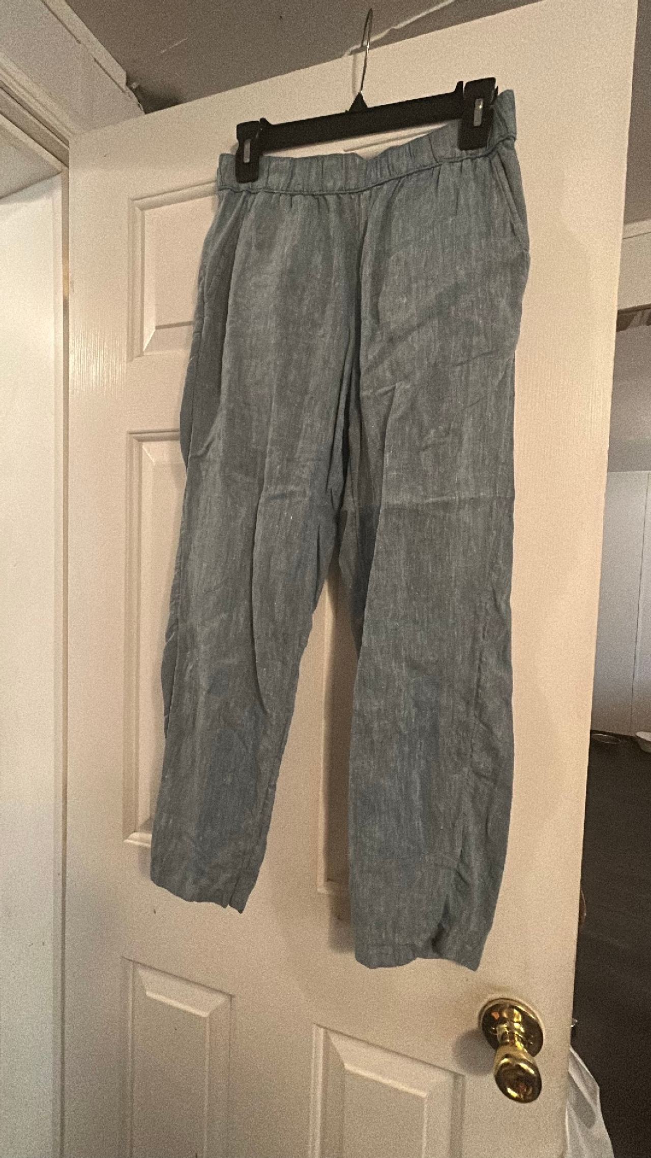 Rachel Roy Linen Pull-On Pants