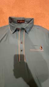 Nation Golf Co. T.K. Pique Golf Polo Blue - Image 1