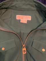 Michael Kors Green Sheet Shirt Jacket - Image 2