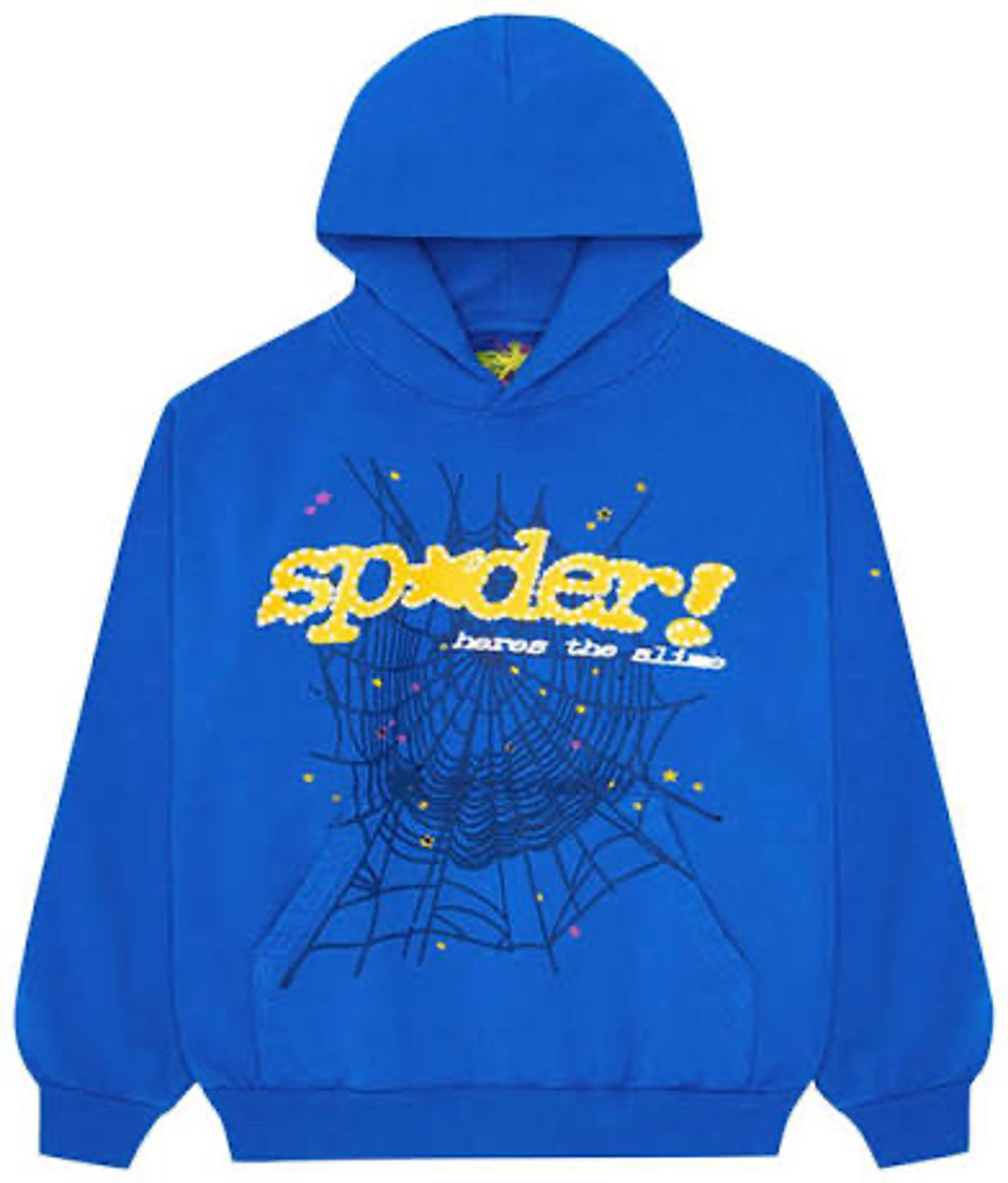 Spider dark blue Hoodie medium