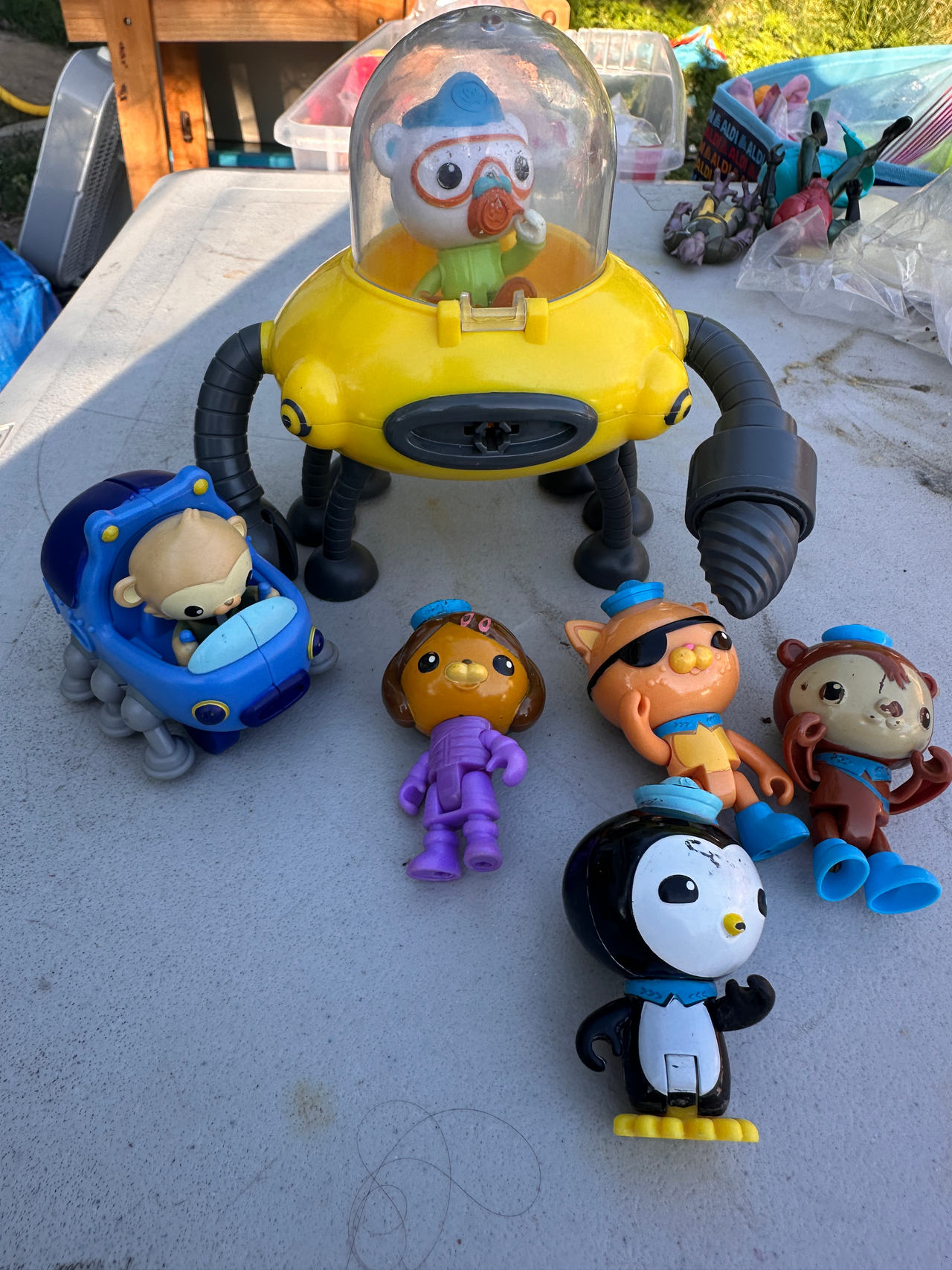Fisher-Price Octonauts Gup-D Mission Vehicle and Figure Lot. 215