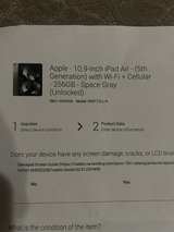 Apple iPad 10th Generation Wi‑Fi 10.9‑inch Space Gray 256GB Unlocked - Image 1