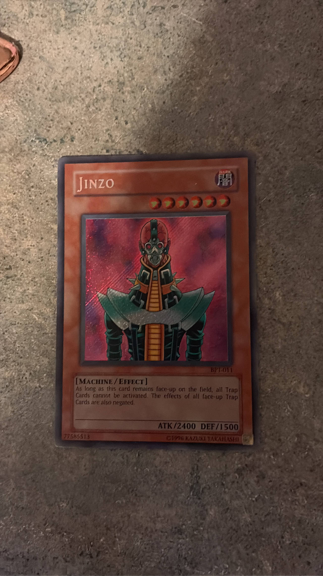 Yu-Gi-Oh! Jinzo BPT-011 Secret Rare
