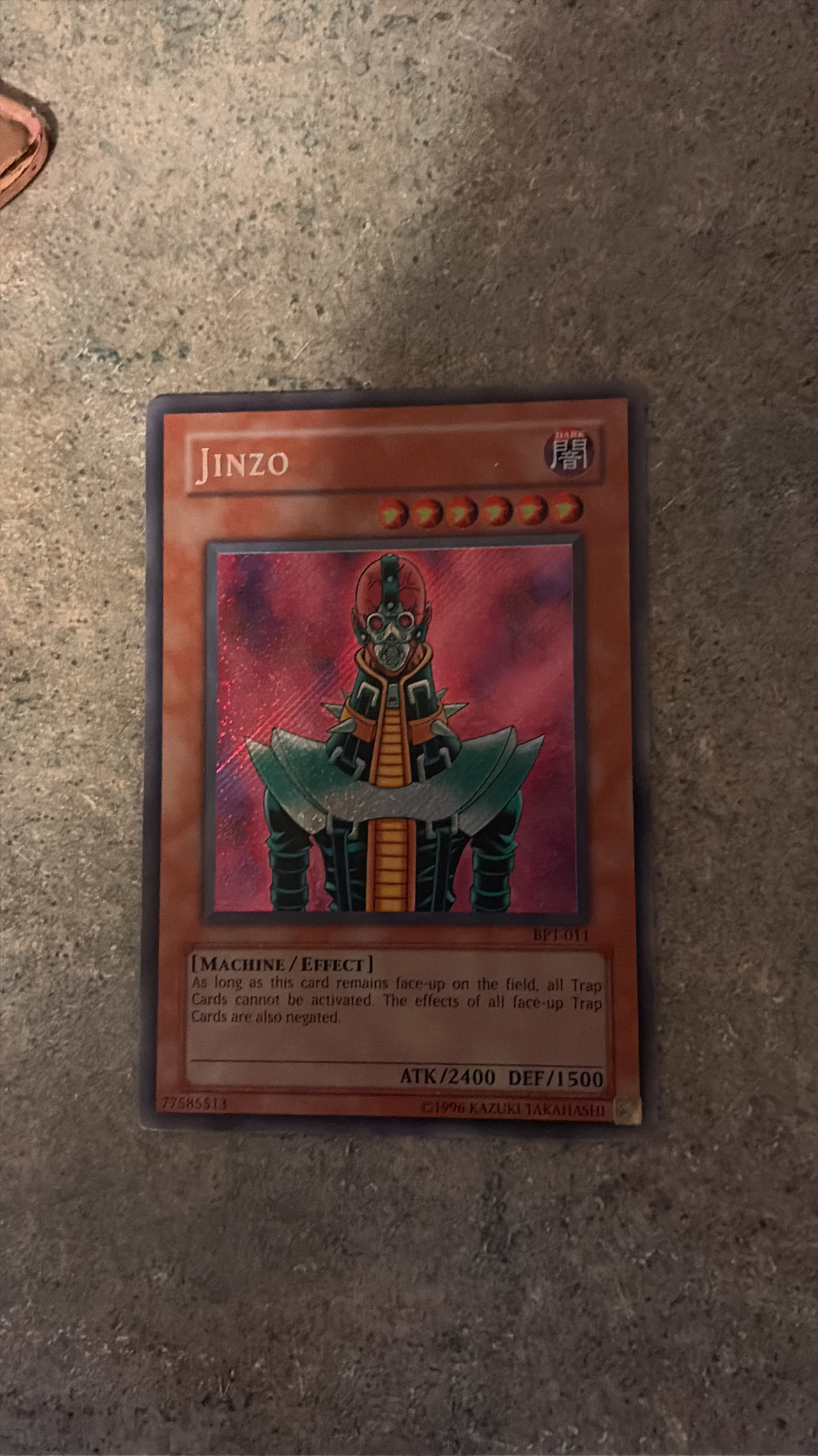 Yu-Gi-Oh! Jinzo BPT-011 Secret Rare