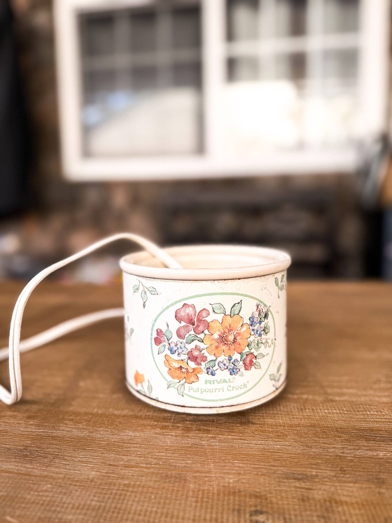 Rival Potpourri Crock Floral Ceramic Simmer Pot