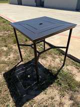 Hanover Montclair 33" Square Counter-Height Patio Table - Image 3