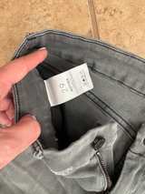 Mother The Looker Distressed Skinny Jeans Grey 29 - Image 2