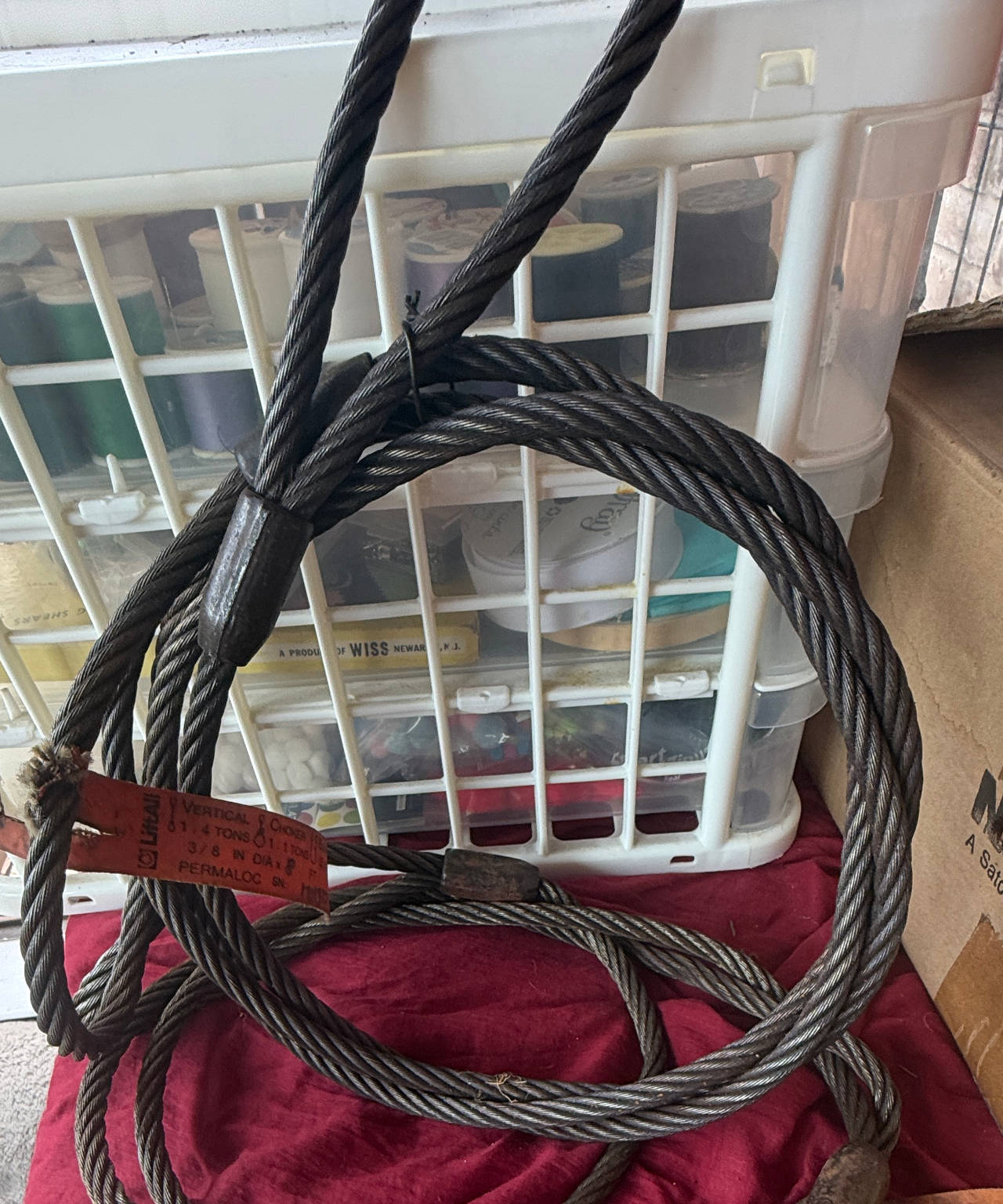 Liftex Permaloc 3/8" Wire Rope Sling (Pair)
