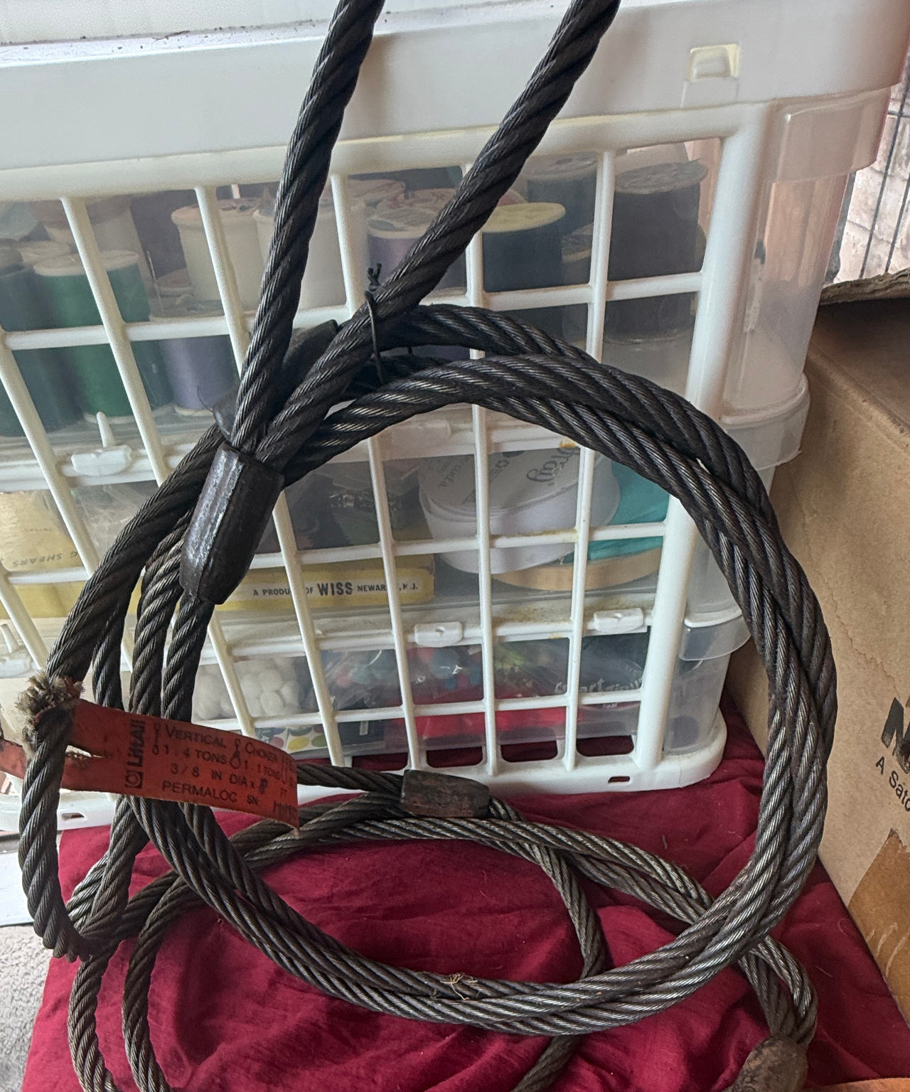 Liftex Permaloc 3/8" Wire Rope Sling (Pair)