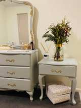 French Provincial Dresser with Mirror and Bedside Tables - Image 3