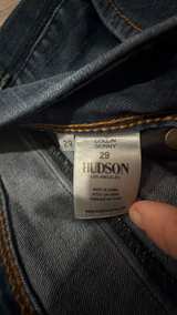 Hudson Collin Double Button Skinny Jeans 29 waist - Image 3