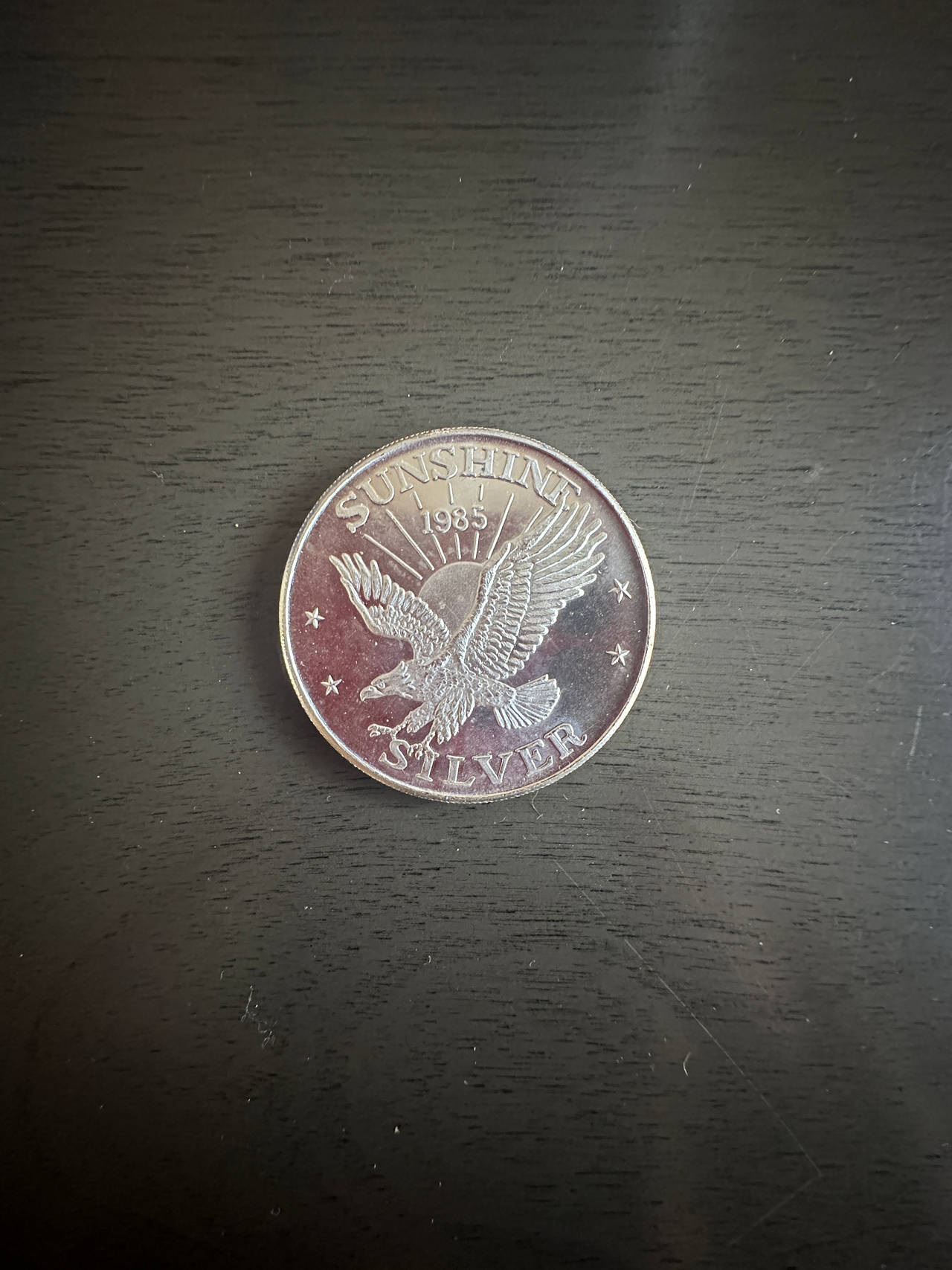 Sunshine Minting 1985 1 oz Silver Round