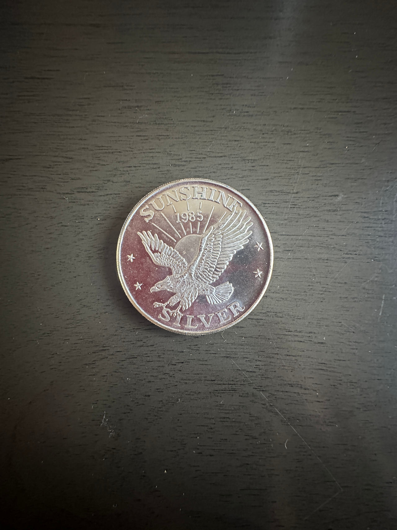Sunshine Minting 1985 1 oz Silver Round