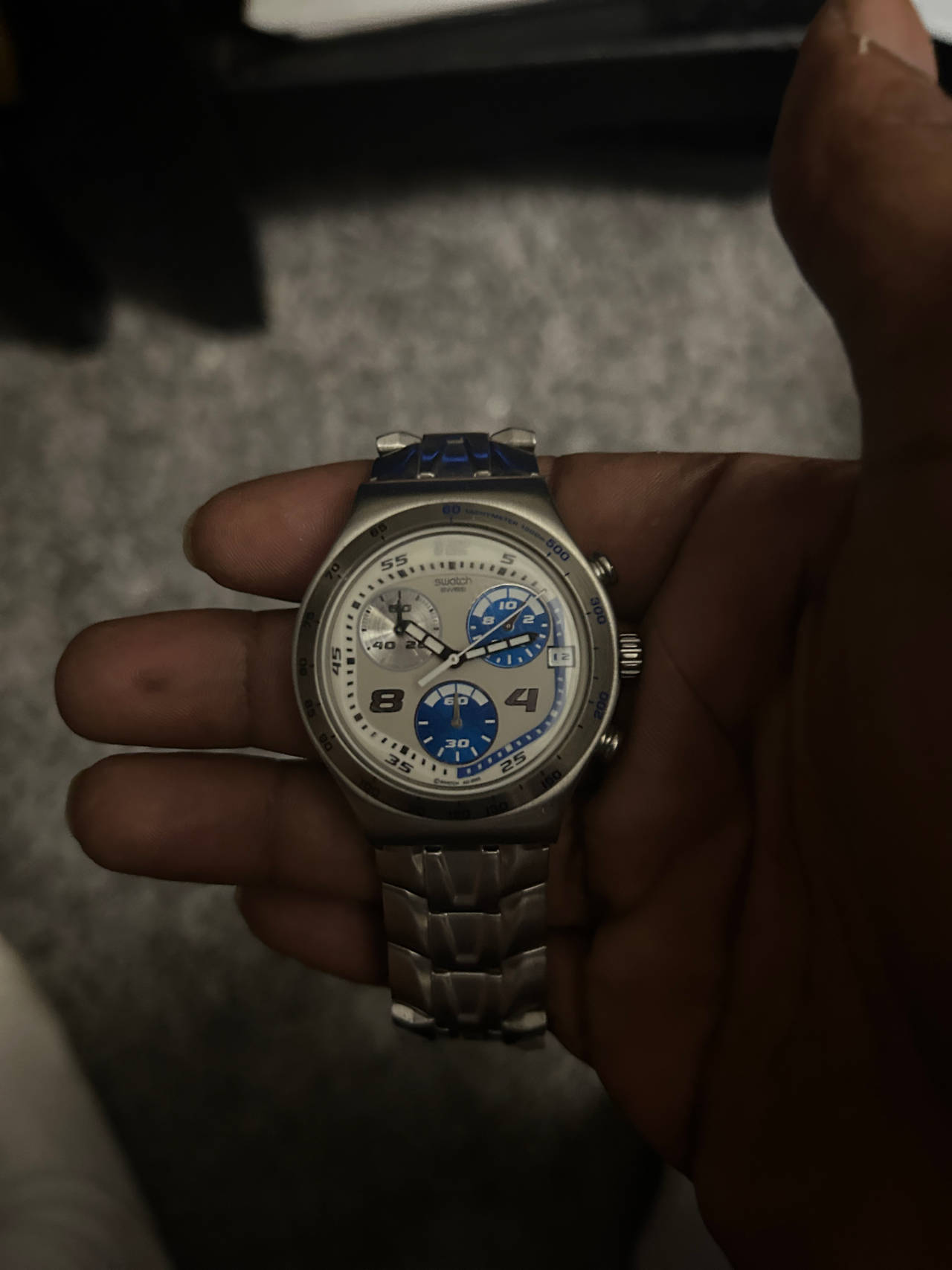Swatch Irony Chrono Stainless Steel Watch