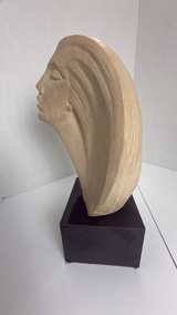 Austin Productions Art Deco Style Female Face Sculpture - Image 7
