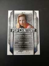 2021 Leaf Pop Century Traci Lords Green Autograph Card - Image 1