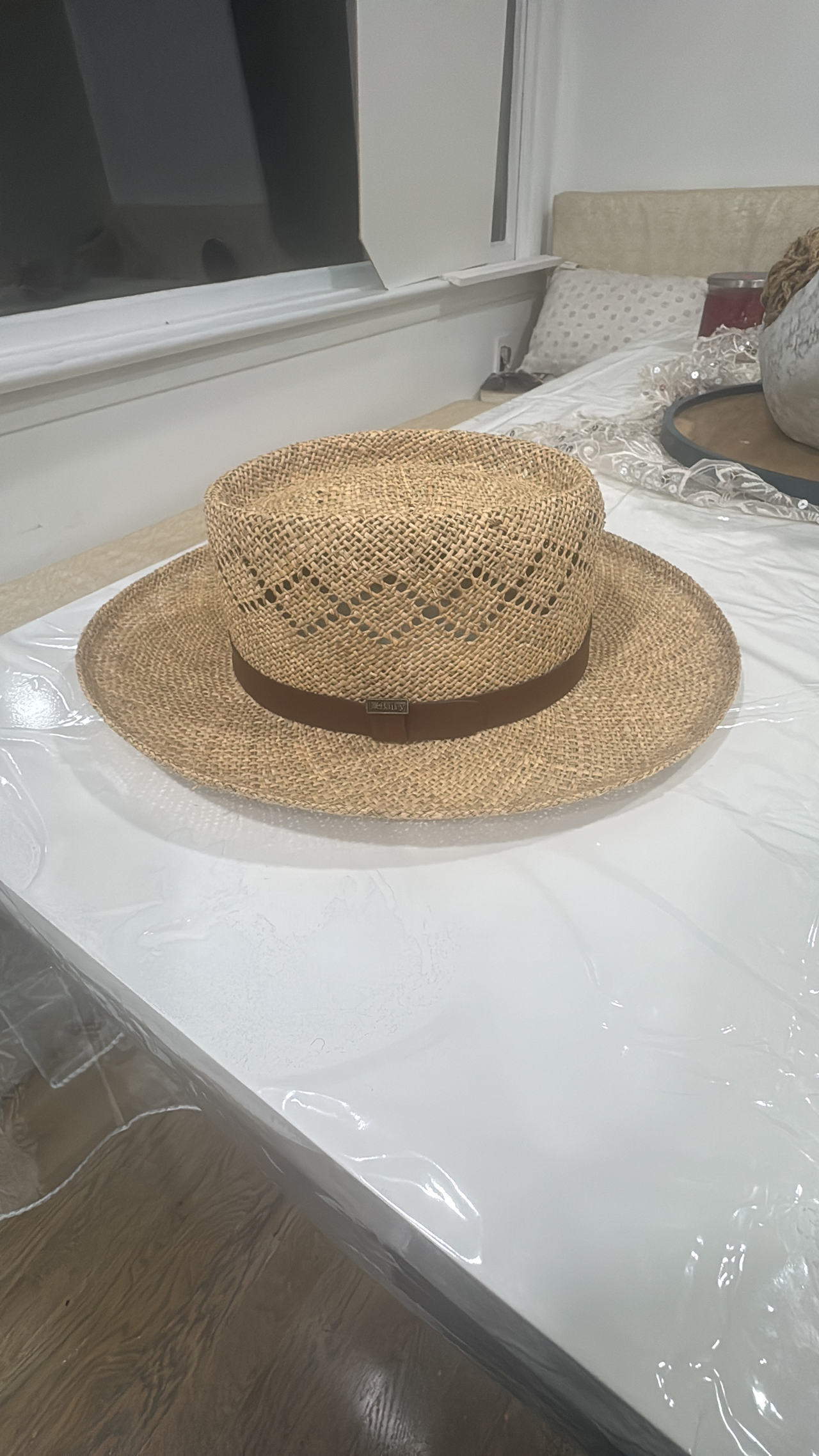 Straw Boater Hat