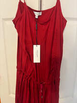 Public School New York Red Sleeveless Dress - Image 1