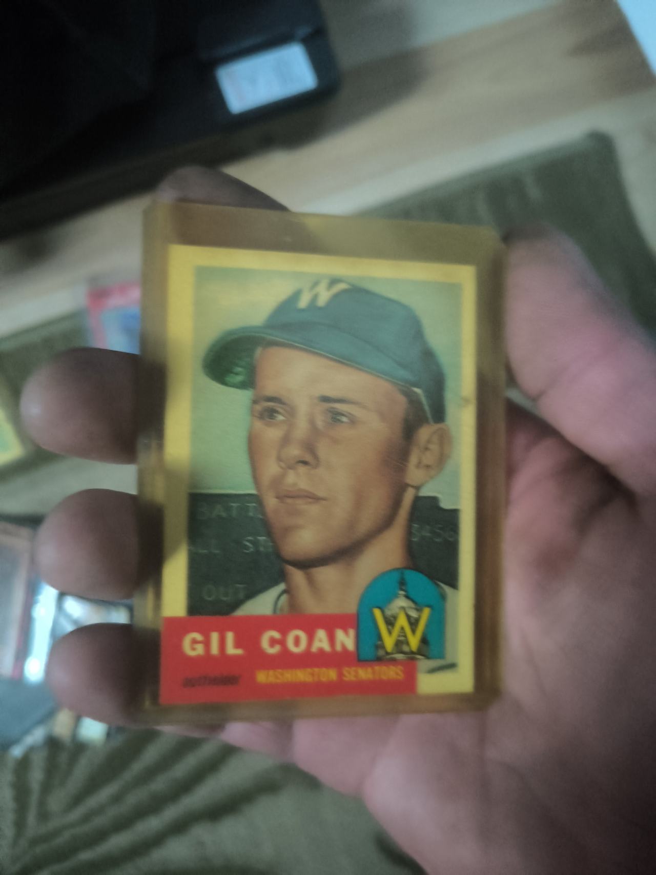 1952 Topps Gil Coan Baseball Card