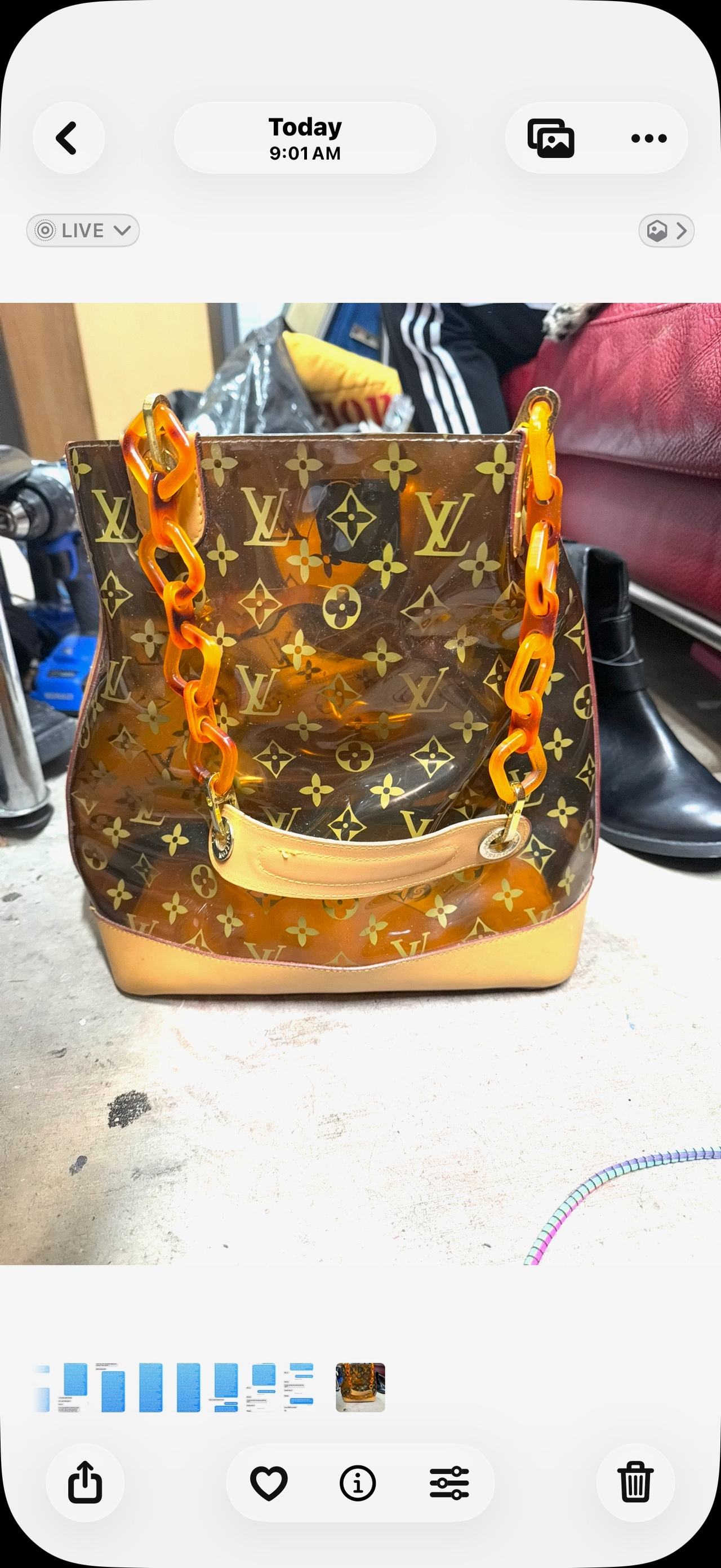 Louis Vuitton Monogram Ambre PM Tote