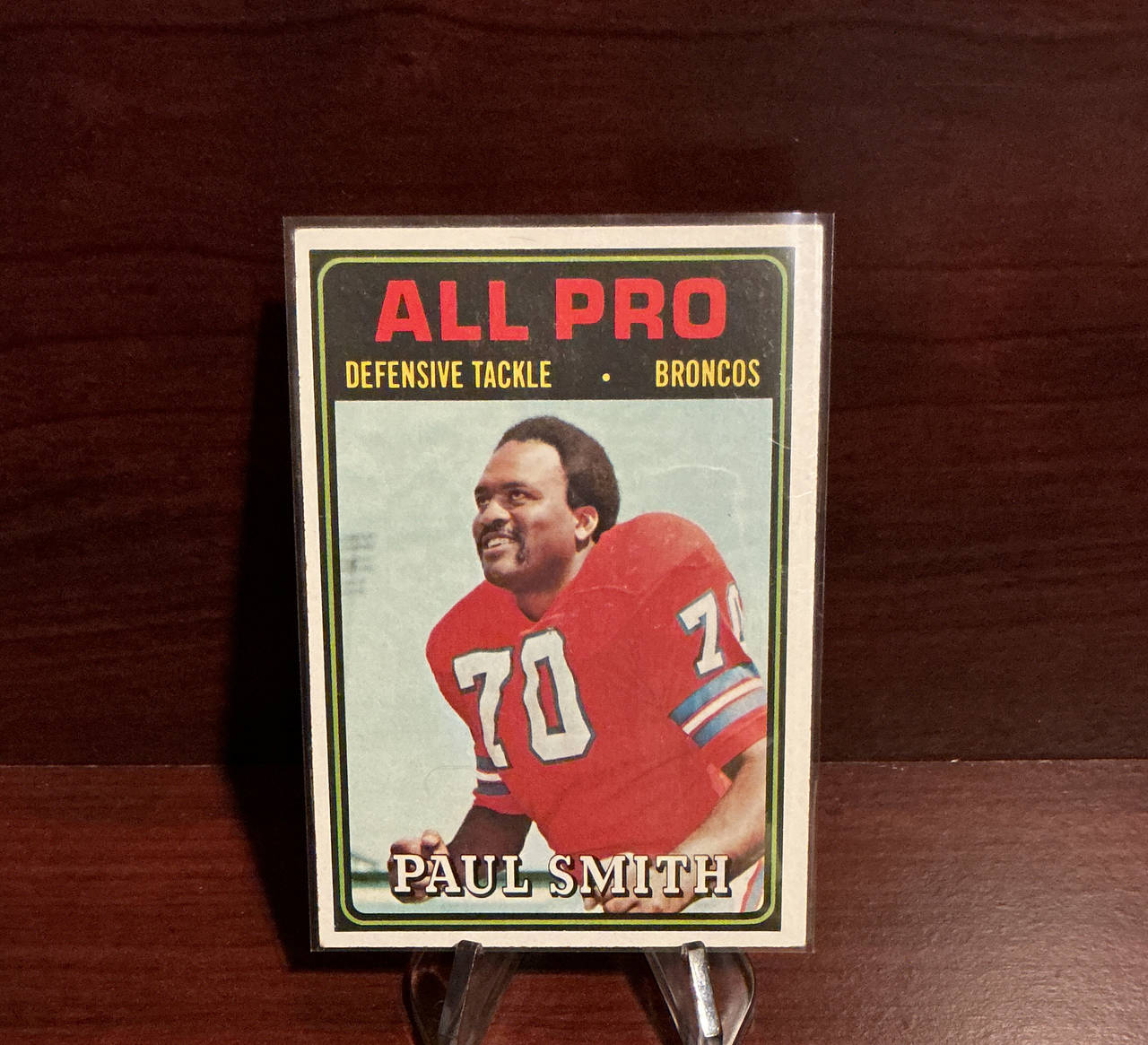 1974 Topps Paul Smith #315 All Pro