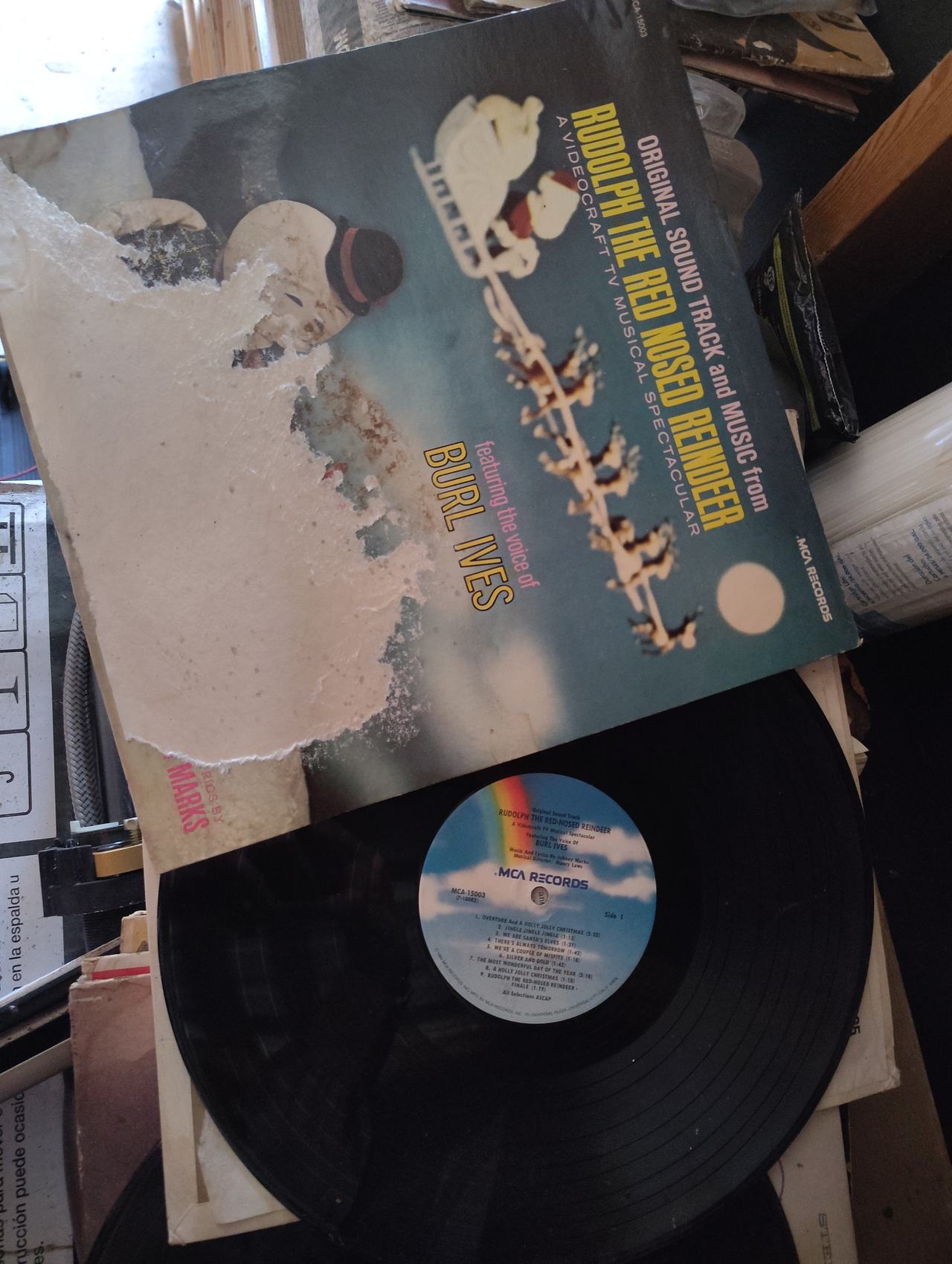 Rudolph The Red-Nosed Reindeer Original Soundtrack Vinyl LP