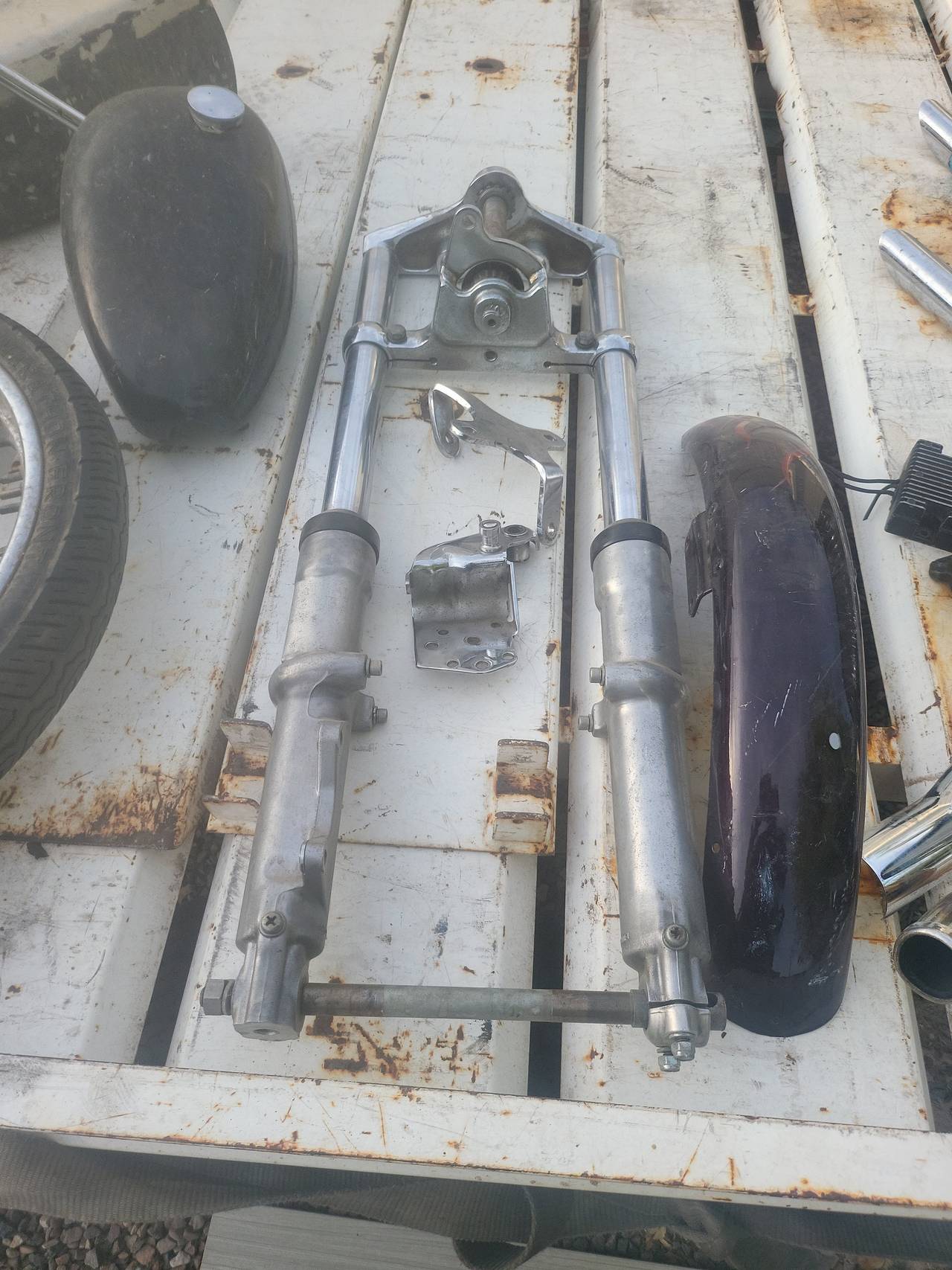 Harley-Davidson Wide Glide Front Fork Assembly