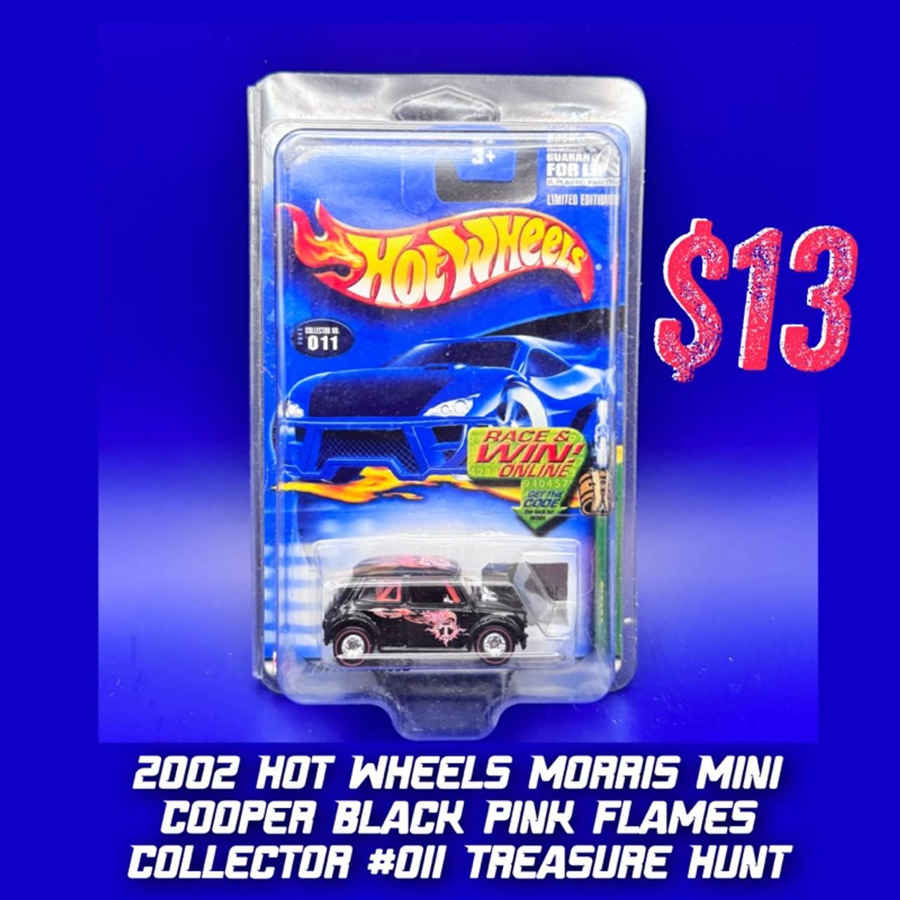Hot Wheels 2002 Treasure Hunt Mini Cooper Black