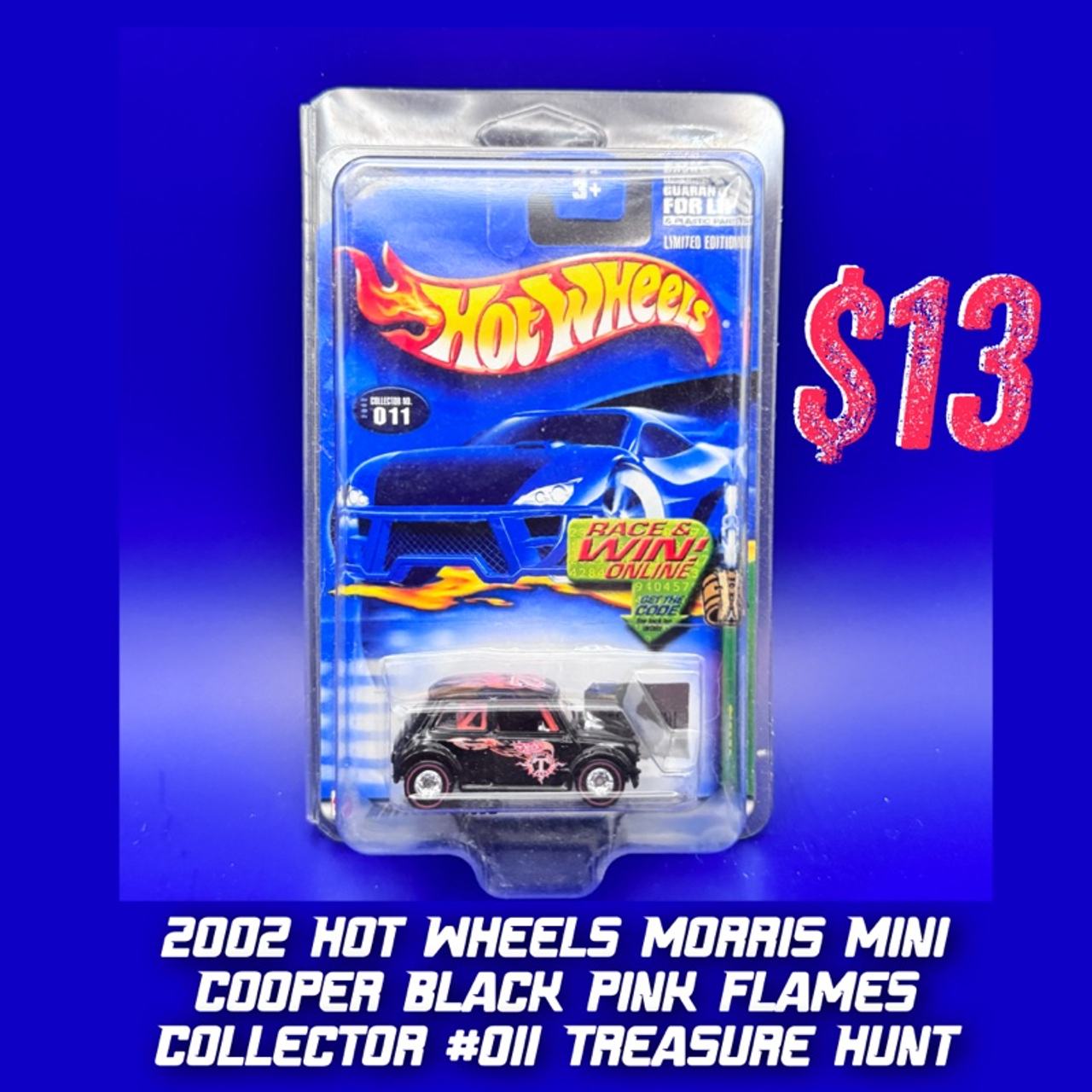 Hot Wheels 2002 Treasure Hunt Mini Cooper Black