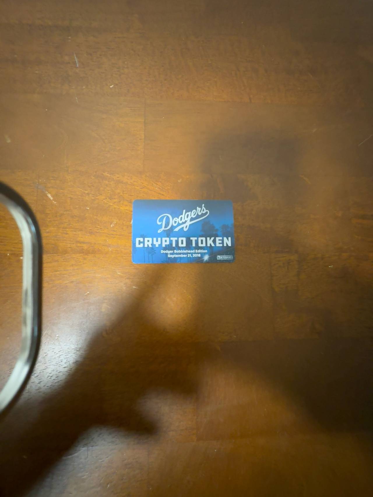 Los Angeles Dodgers Crypto Token Bobblehead