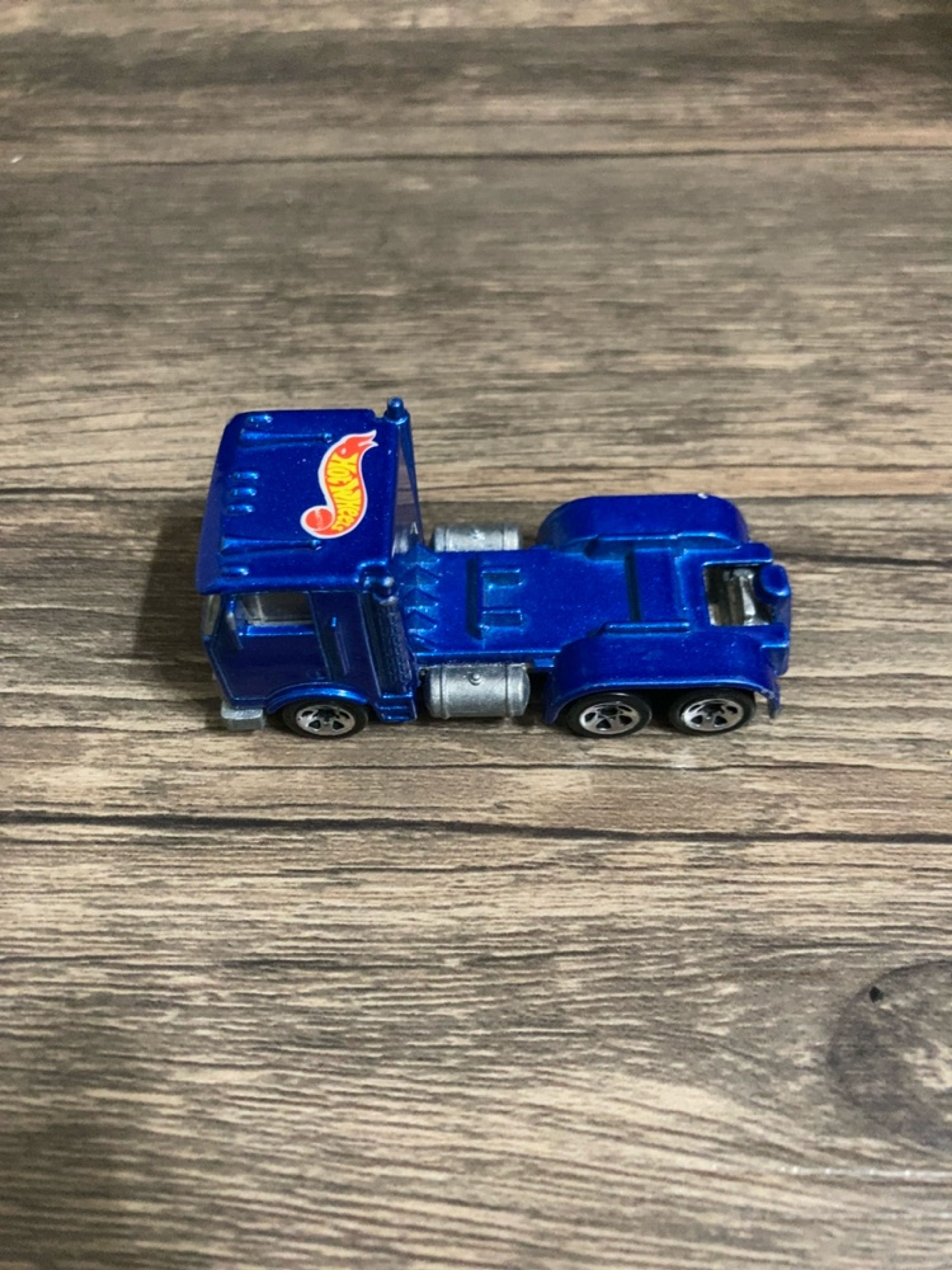 Hot Wheels Blue Semi Truck
