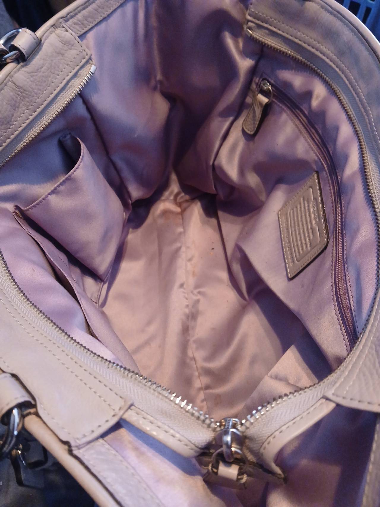Coach Pebbled Leather Ava Tote