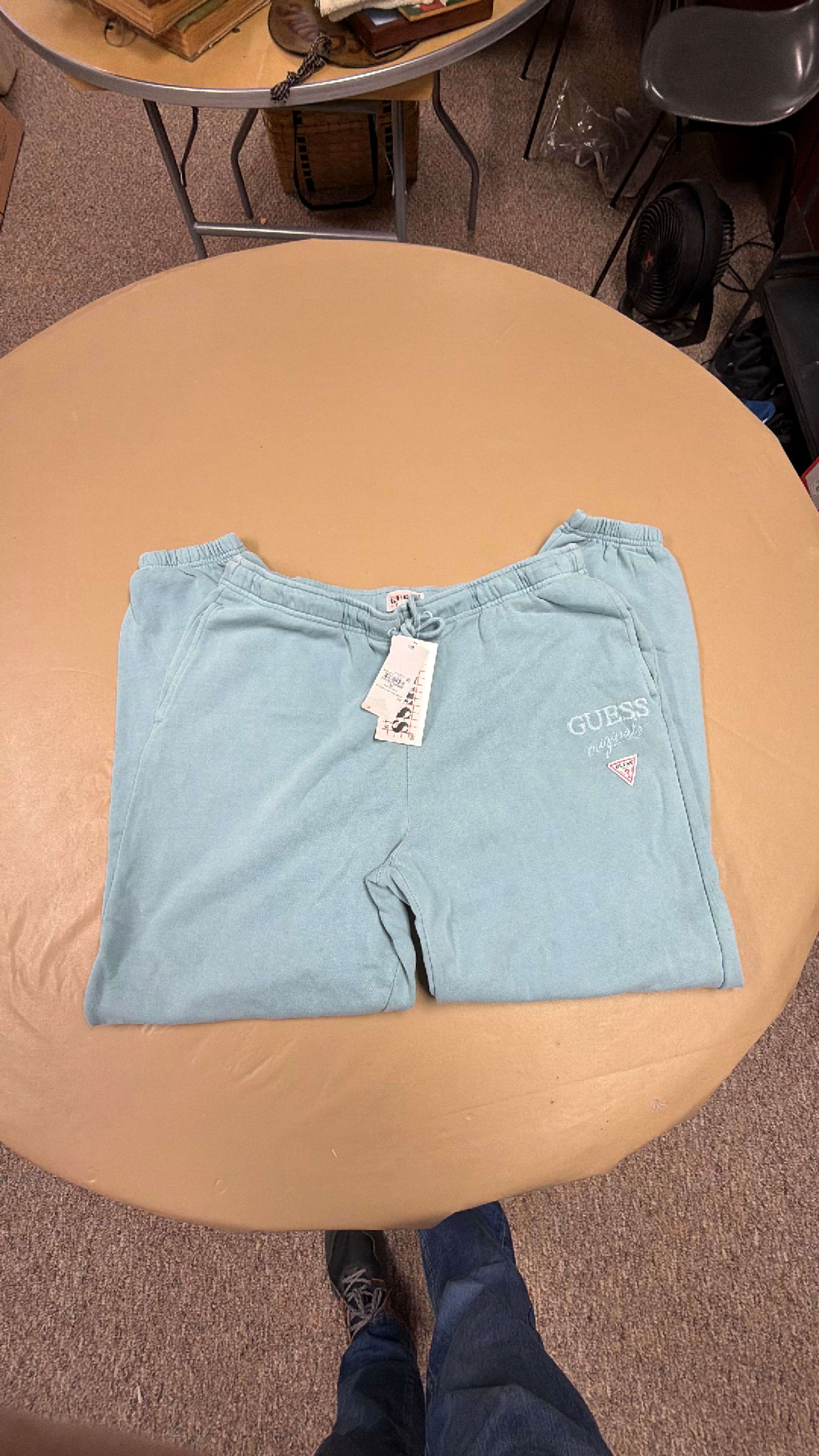 GUESS Olivia Classic Sweat Pant Soft Teal