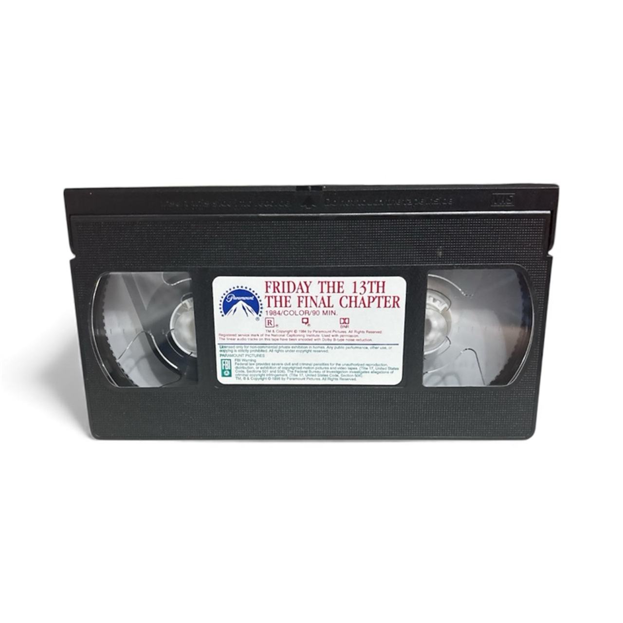 Friday the 13th: The Final Chapter VHS