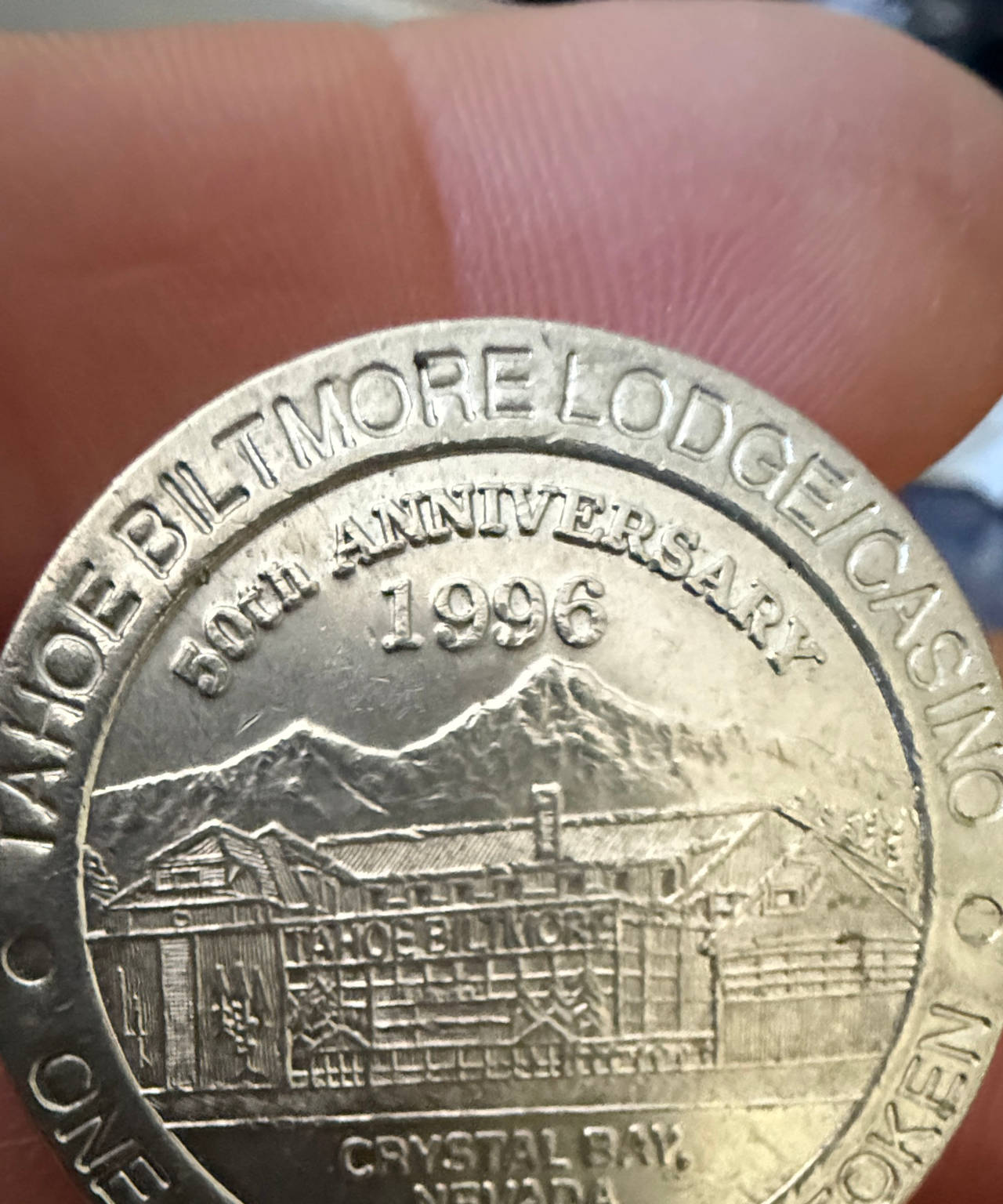 Tahoe Biltmore Lodge & Casino 50th Anniversary $1 Token