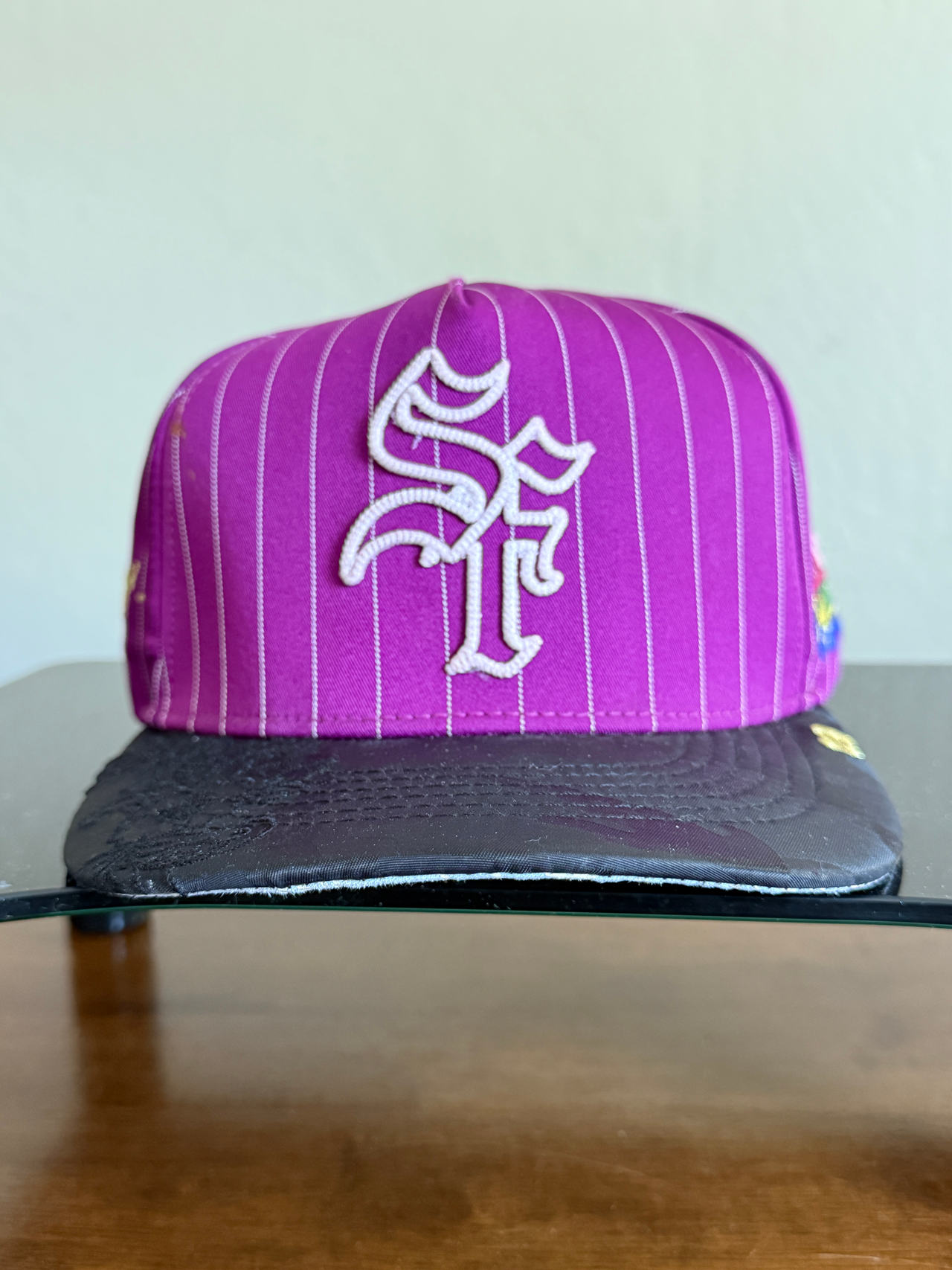 New Era San Francisco Giants Purple Pinstripe Hat