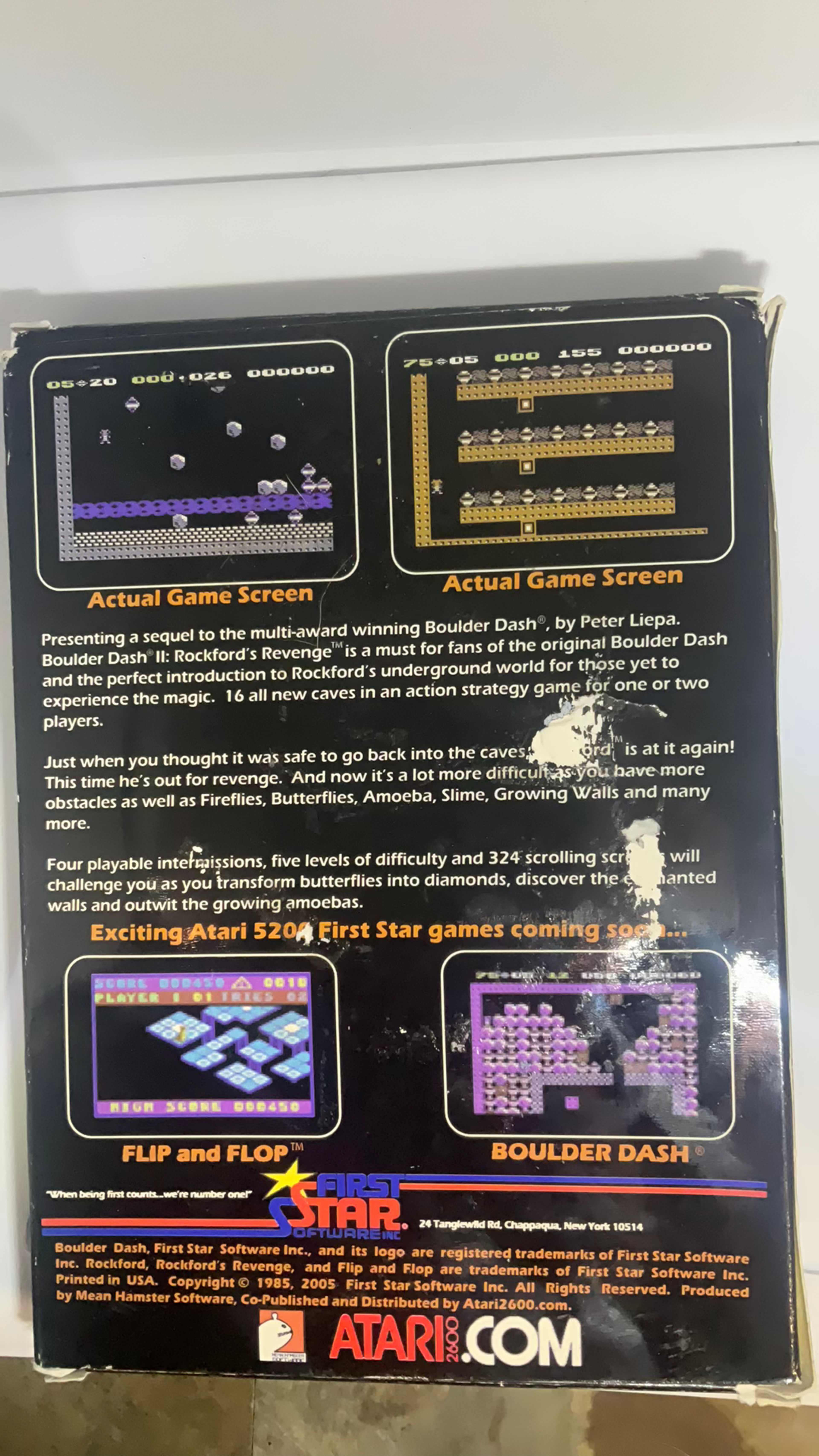 Atari 5200 Boulder Dash II: Rockford's Revenge signed by meanhamster - Image 3